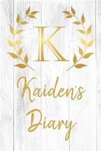 Kaiden's Diary
