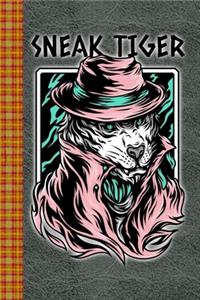 Sneak Tiger! Design With a Mafia Looking Tiger