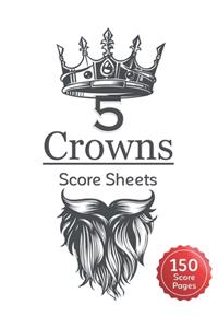 5 Crowns Score Sheets