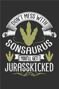 Don't Mess With Sonsaurus You'll Get Jurasskicked