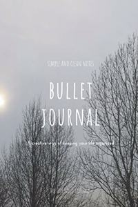 DOT GRID BULLET JOURNAL / Notebook-Grey Dotted Grid-Soft Matte Cover Notebook, Premium White Paper, Large 8.5 x 11 in 110 Pages