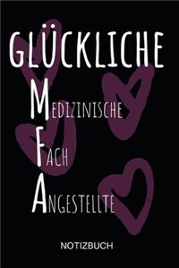 Glückliche MFA Notizbuch