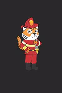 Firefighter Tiger Notebook