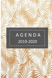 agenda: lindo planificador 2019-2020 del 1 de julio del 2019 al 31 de diciembre del 2020 diario semanal mensual