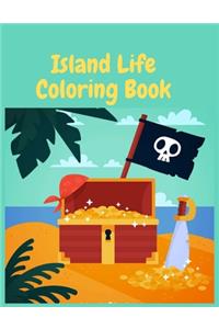 Island Life Coloring Book