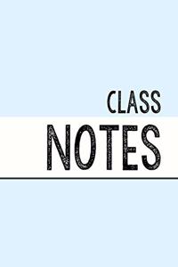 Pastel Blue Class Notebook