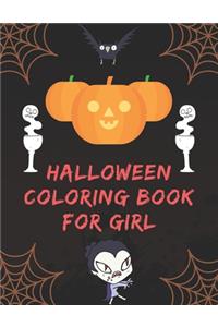 Halloween Coloring Book for Girl