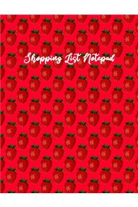 Shopping List Notepad