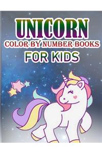 Unicorn Color By Number Books For Kids