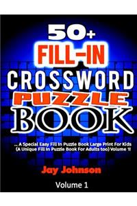 50+ Fill In CROSSWORD Puzzle Book
