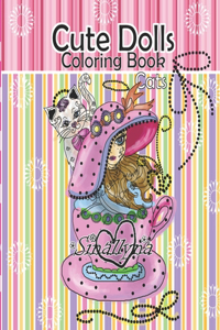 Cute Dolls Coloring Book