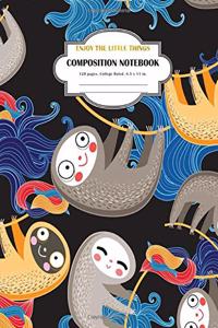 Composition Notebook Enjoy the Little Things