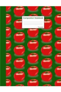 Tomato Composition Notebook