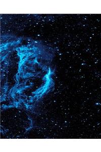 Stellar Universe Scene Space Science School Composition Book 130 Pages