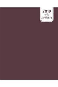 2019 Weekly Splendid Planner