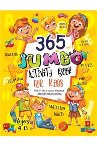365 Jumbo Activity Book for Kids Ages 4-8