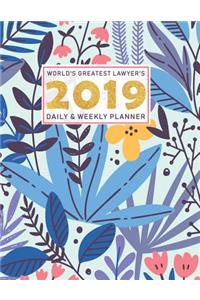 World's Greatest Lawyer's 2019 Daily & Weekly Planner
