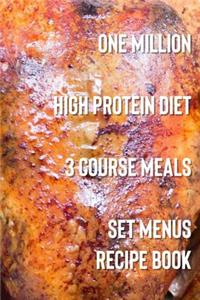 One Million High Protein Diet 3 Course Meals