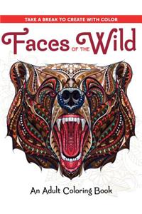 Faces of the Wild; An Adult Coloring Book