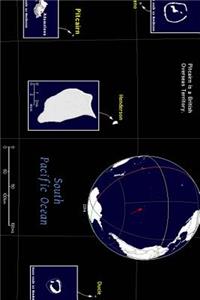 Modern Day Color Map of The Pitcairn Islands Journal