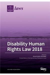 Disability Human Rights Law 2018