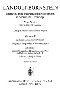 Radicals Centered on Heteroatoms with Z > 7 and Selected Anion Radicals II / Heteroatomzentrierte (Z > 7) Radikale und ausgewählte Anionradikale II