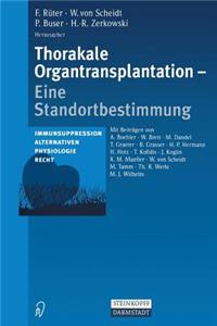 Thorakale Organtransplantation