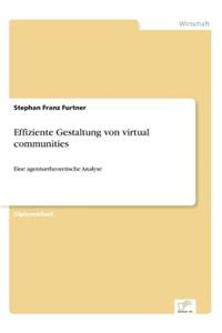 Effiziente Gestaltung von virtual communities