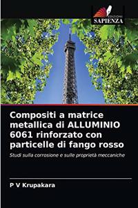 Compositi a matrice metallica di ALLUMINIO 6061 rinforzato con particelle di fango rosso