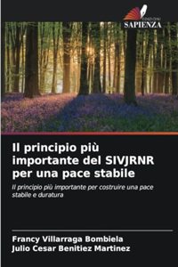 Il principio più importante del SIVJRNR per una pace stabile