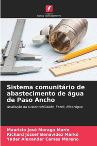 Sistema comunitário de abastecimento de água de Paso Ancho