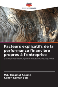 Facteurs explicatifs de la performance financière propres à l'entreprise