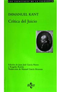 Critica del juicio / Critique of Judgement
