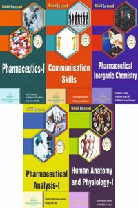 B.Pharma 1st Semester (5 IN 1) COMBO PACK According to Latest Syllabus of PCI, Thakur Publication (No.1 In Pharmacy BookS )