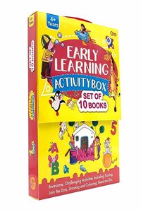 Activity book: Early Learning Activity box - Set of 10 books - My first book of ABC, Numbers, Shapes, Fun activities, Thinking Skills, Colours and many more...