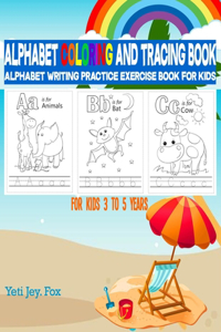 Alphabet Coloring and Tracing Book
