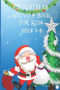 christmas activity book for kids ages 4-8