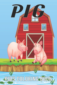 Pig Kids Coloring Book