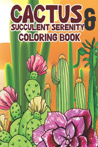 Cactus & Succulent Serenity Coloring Book