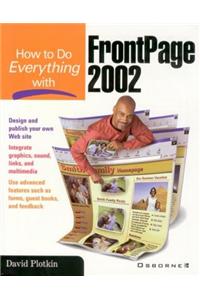How to Do Everything with Frontpage 2002