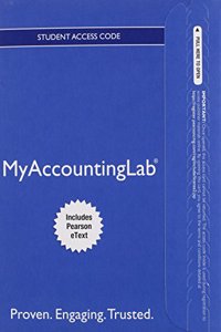 Mylab Accounting with Pearson Etext -- Access Card -- For Horngren's Accounting, the Financial Chapters