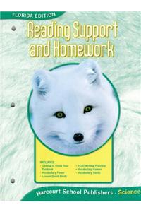 Harcourt Science Florida: Reading Support Homework Book Science 07 Grade 1