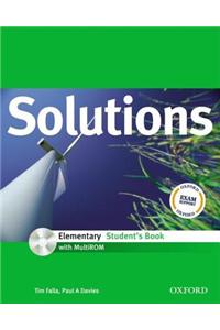 Solutions Elementary: Student's Book with MultiROM Pack