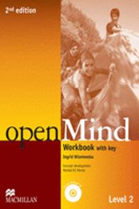 Open Mind 2nd Edition AE Level 2 Workbook with Key & CD Pack