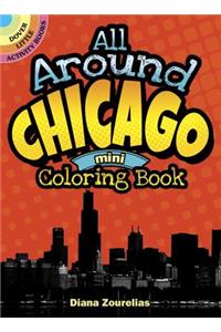 All Around Chicago Mini Coloring Book