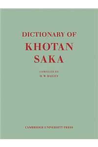 Dictionary of Khotan Saka