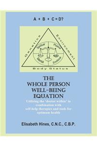 Whole Person Well-being Equation
