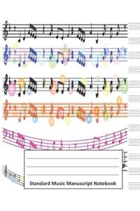 Standard Music Manuscript Notebook