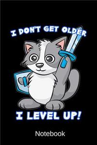 Notebook - I don't get older I Level up!