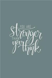 You are Stronger Than You Think
